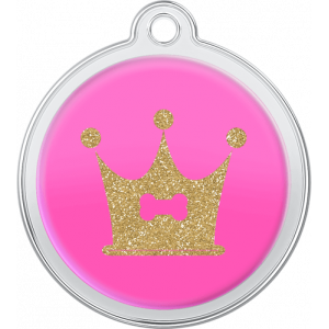 krone/bein Rosa Id-brikke