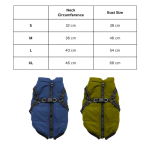 Vanntett Hundejakke i Fleece – Vinterjakke for Hund